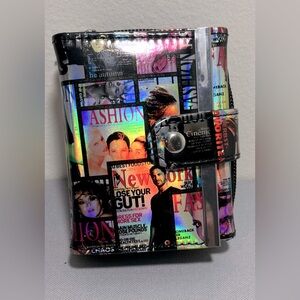 Mini Fashion 90's Style Wallet Fashion Cover Collage